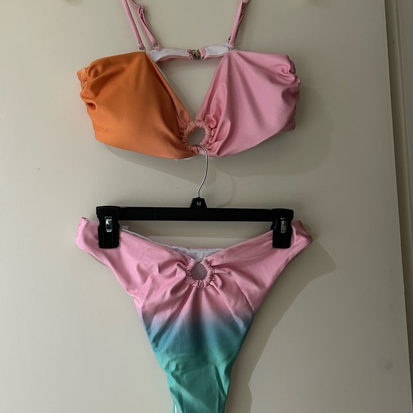 SHEIN Other - SHEIN Pink and Mint Bikini Set NEW